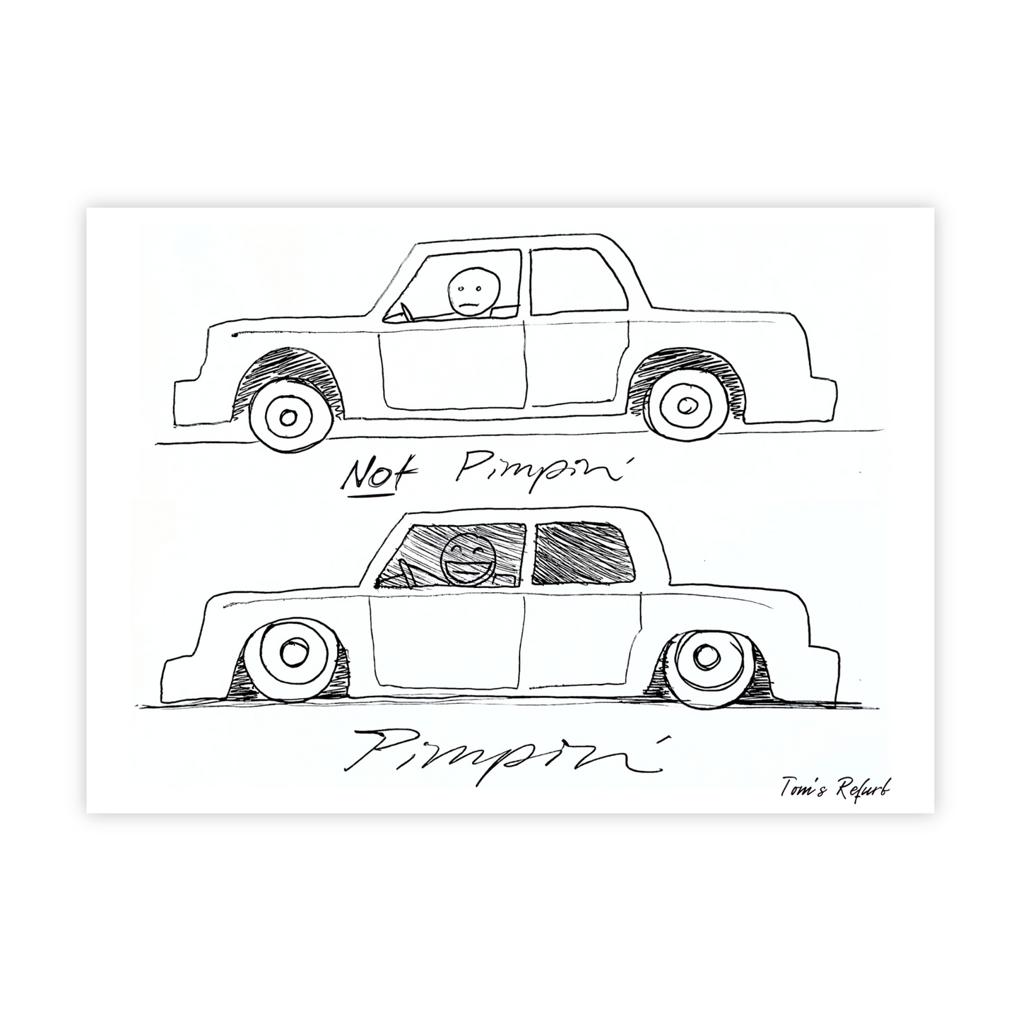 PIMPIN' Sketch Decal