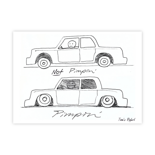 PIMPIN' Sketch Decal