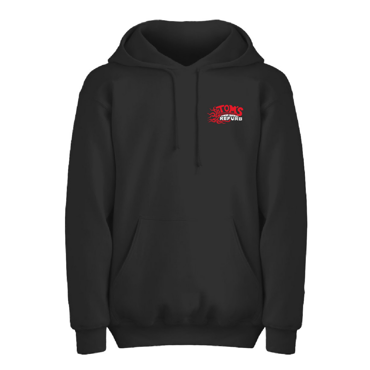 TOM'S REFURB HOODIE! (Black or White)