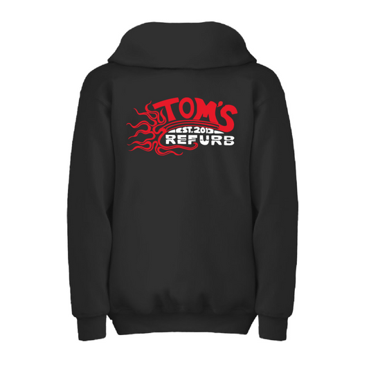 TOM'S REFURB HOODIE! (Black or White)