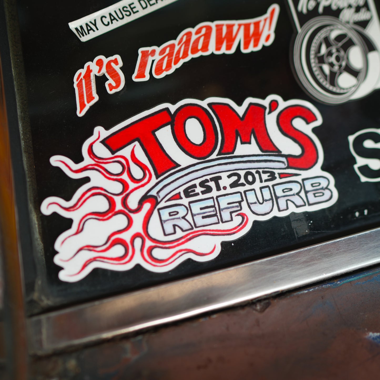 OG Tom’s Refurb Sticker