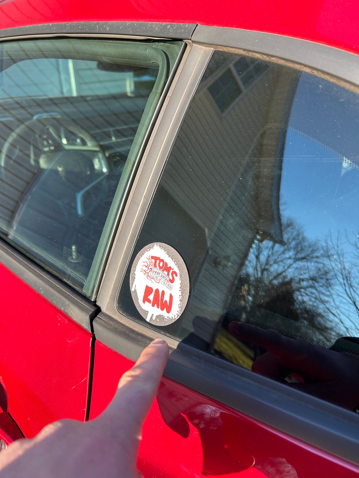 Tom's Refurb RAW Sticker