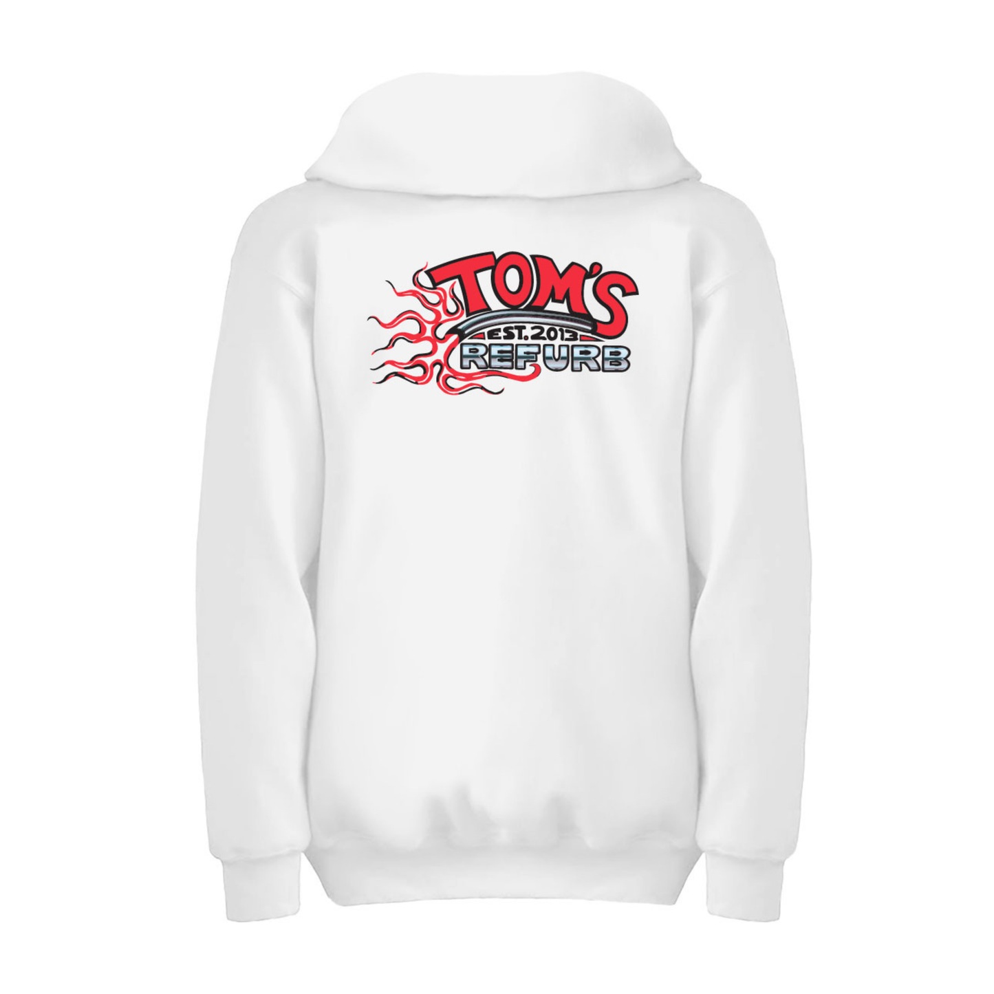 TOM'S REFURB HOODIE! (Black or White)