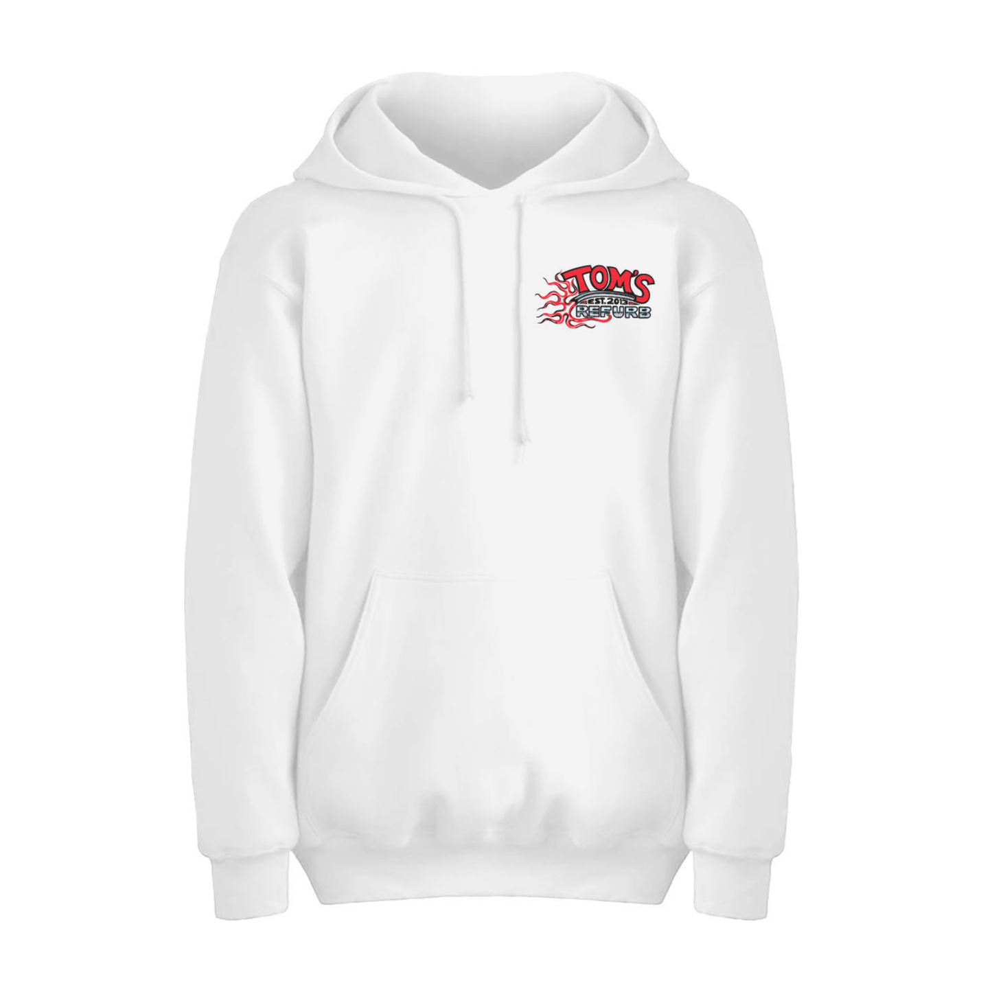 TOM'S REFURB HOODIE! (Black or White)