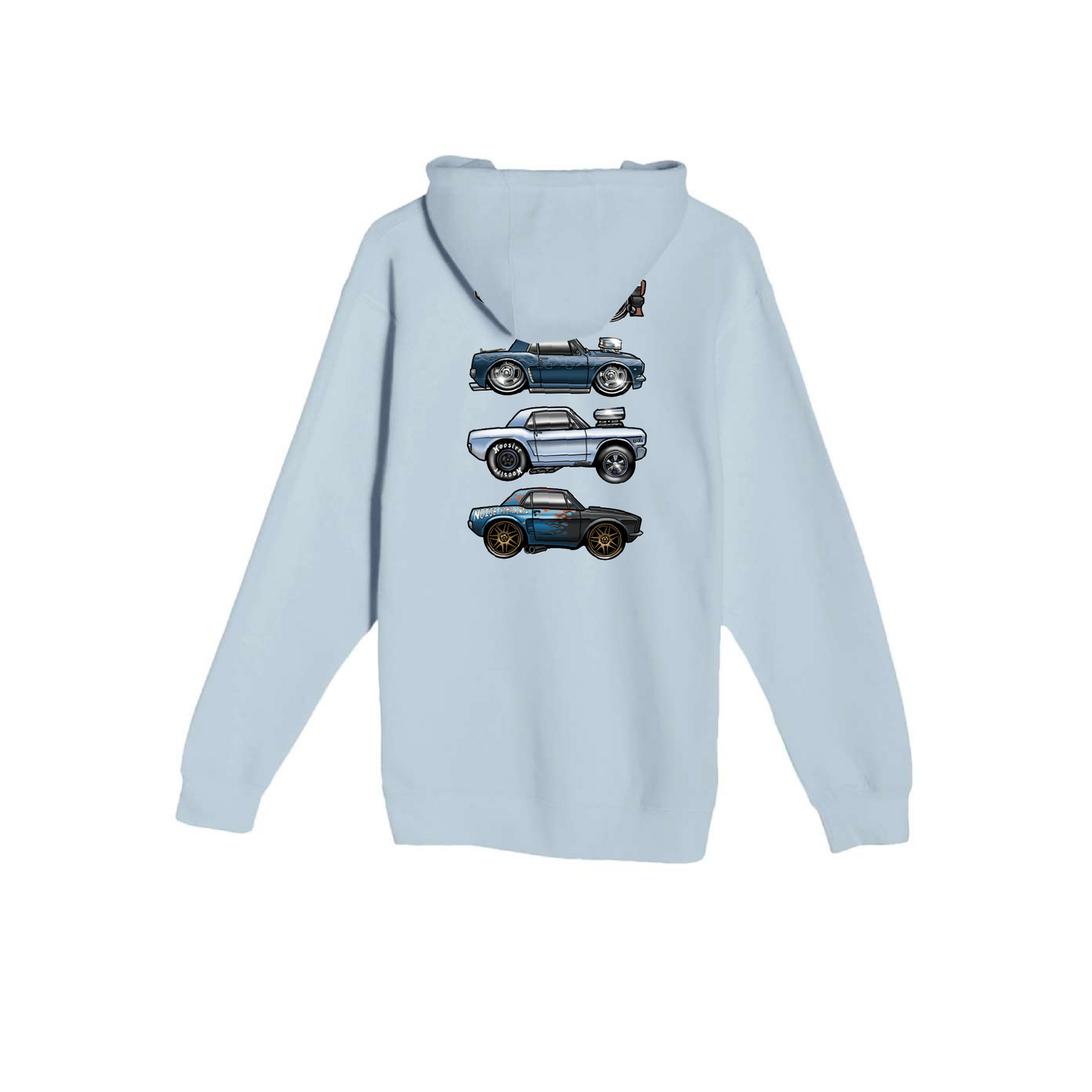 "Misfit Mustangs" Soft Blue Sweatshirt