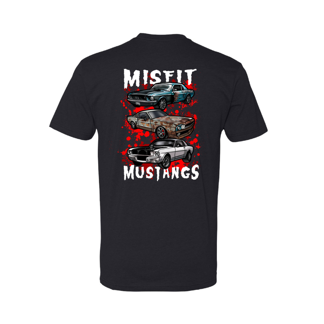 Black "Misfit Mustangs" Tee