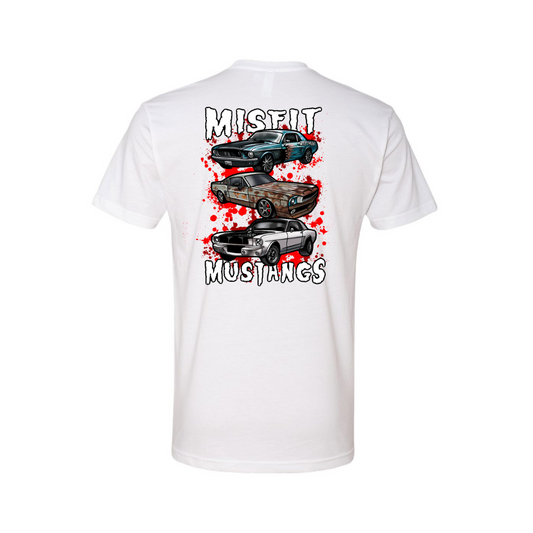 White "Misfit Mustangs" Tee
