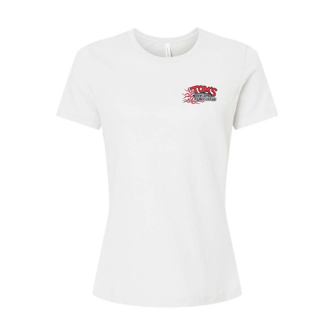 Women's Fit Tom's Refurb White Tee