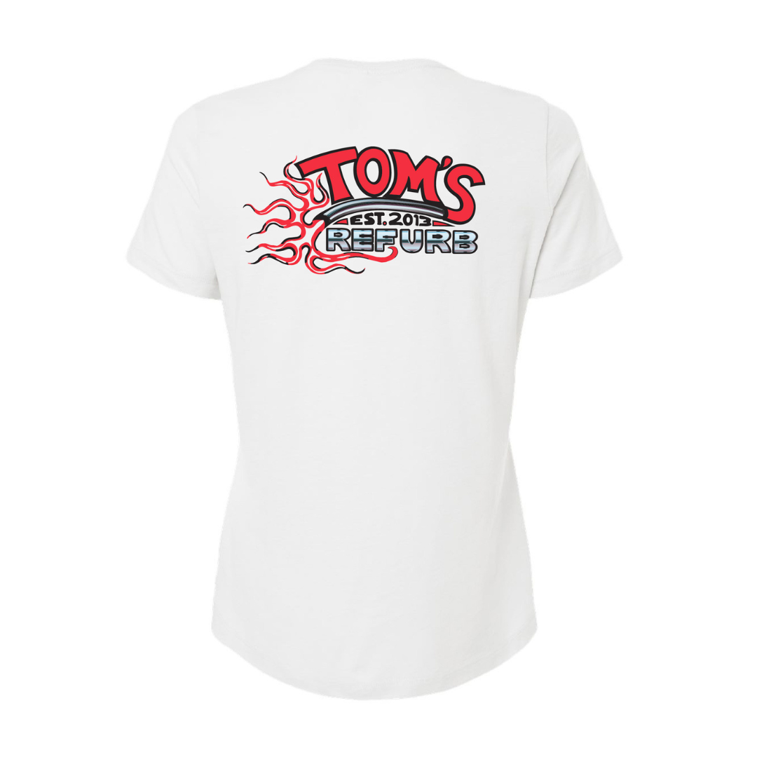Women's Fit Tom's Refurb White Tee