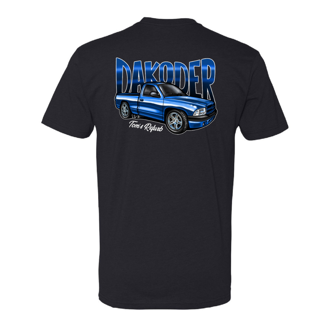 "DAKODER" Navy or Black Tee