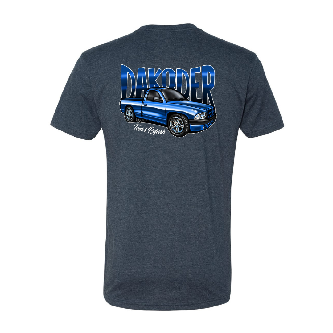 "DAKODER" Navy or Black Tee