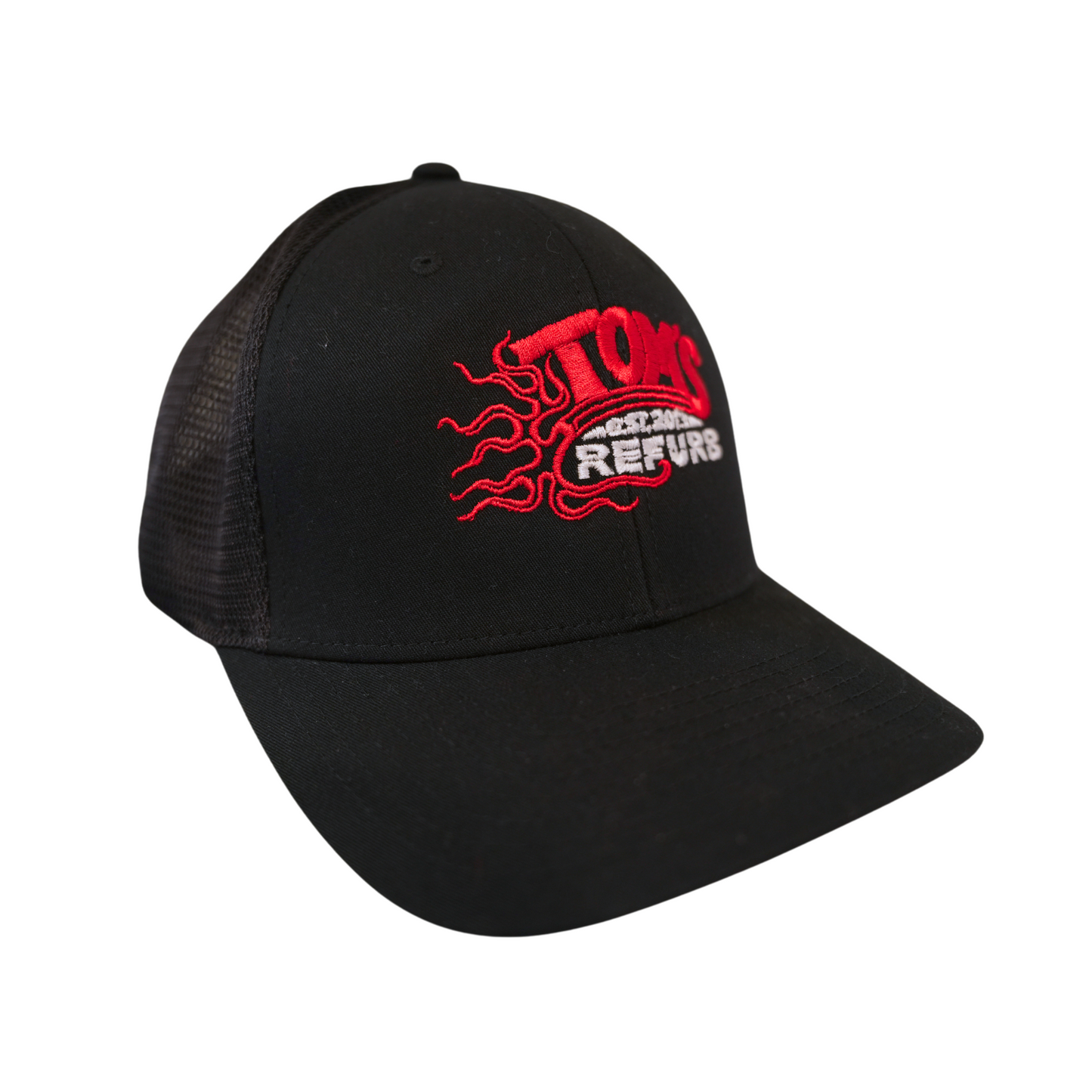 Black Flex-Fit Tom's Refurb Hat