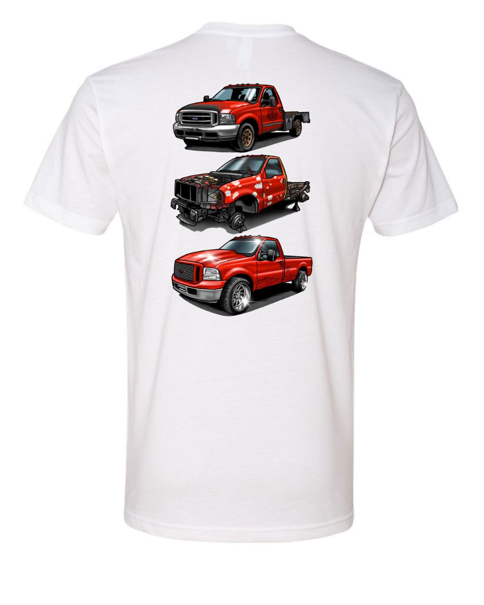 Stroke Evolution Tee (White or Red)