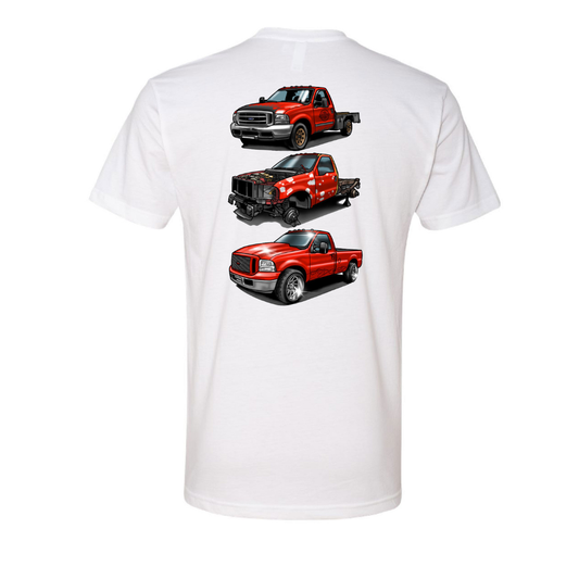 Stroke Evolution Tee (White or Red)