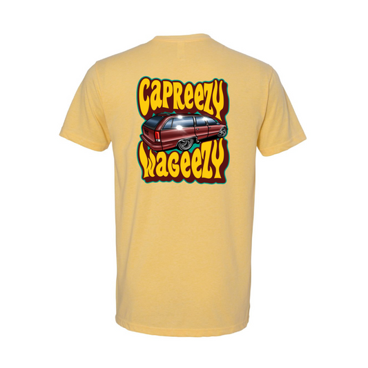 "CAPREEZY WAGEEZY" Yellow Tee